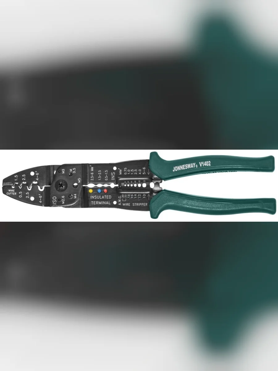Клещи Для Снятия Изоляции И Обжима Проводов Профессиональный 8 В 1 Jonnesway (V1402) Jonnesway арт. V1402  в Перми Пермском крае