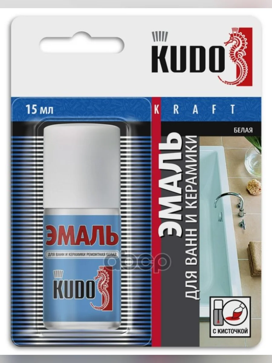 Краска-Кисточка Kudo Для Бытовой Техники, Белая (Ku-7K1311) Kudo арт. KU-7K1311  в Керчи Республика Крым