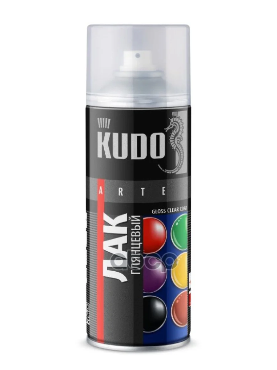 Лак Kudo Универсальный Акриловый Глянцевый (520 Мл) Аэроз. (Ku-9002) Kudo арт. KU-9002  в Керчи Республика Крым