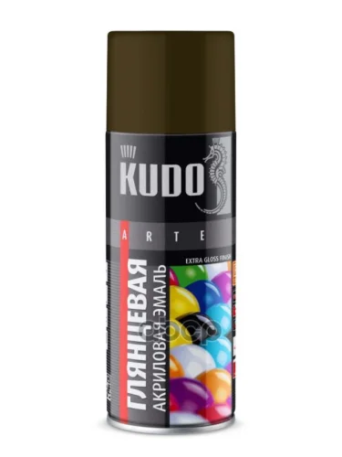 Краска-Спрей Kudo Акриловая Универсальная Ral 6014 Хаки Глянцевая (520Мл) (Ku-A6014) Kudo арт. KU-A6014