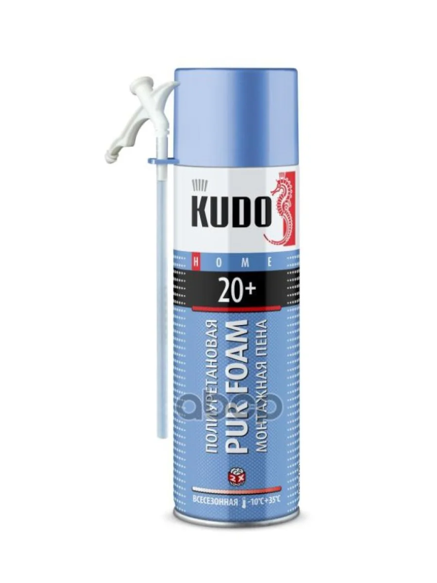 Пена Монтажная Бытовая Kudo Home 20+ (650 Мл., 480 Гр.) Всесезонная (Kuph06u20+) Kudo арт. KUPH06U20+  в Керчи Республика Крым