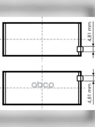 Вкладышии Шатунные К-Т 6 Цил Std Rvi PremiumKerax Дв.midr 06.23.56, Ямз-650 KOLBENSCHMIDT арт. 77 845 600