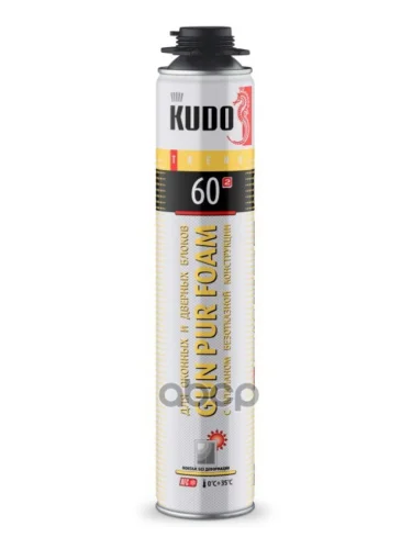 Пена Монтажная Профессиональная  Kudo Trend Window 60 (1000 Мл., 880 Гр.) Летняя Kudo арт. KUPTW10S60