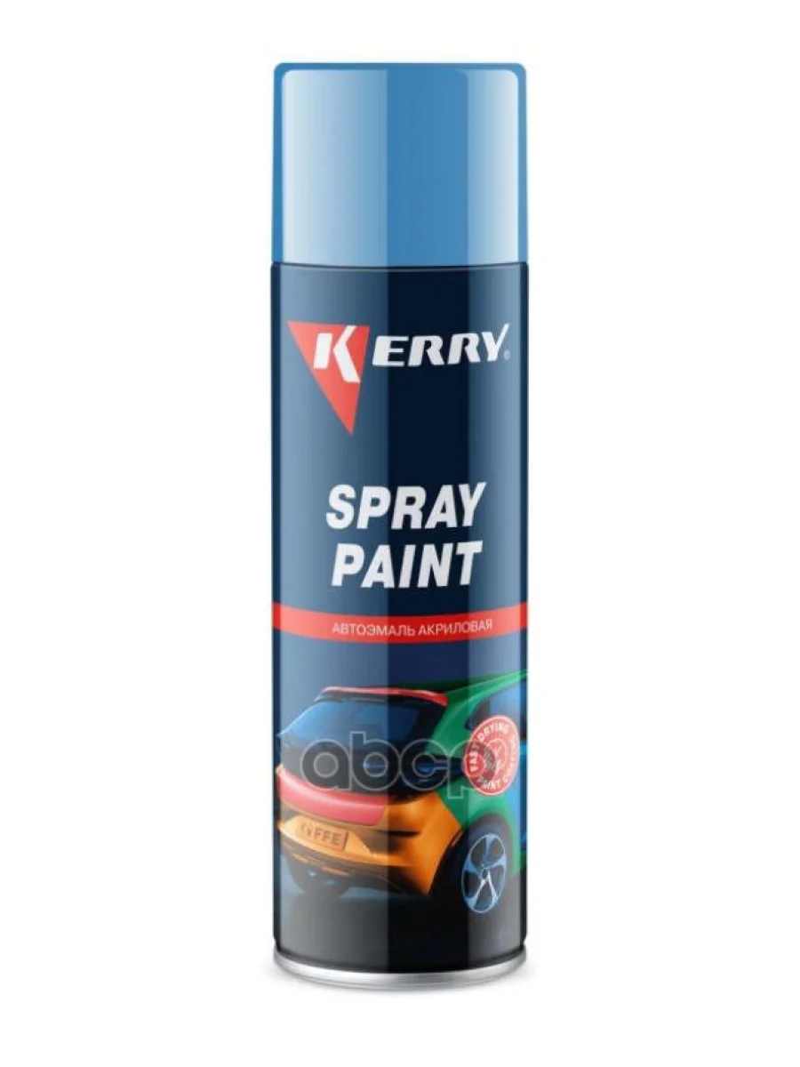 Краска-Спрей Kerry Spray Paint Акриловая Голубая Глянцевая (650 Мл) (Kr-616) Kerry арт. KR-616  в Керчи Республика Крым
