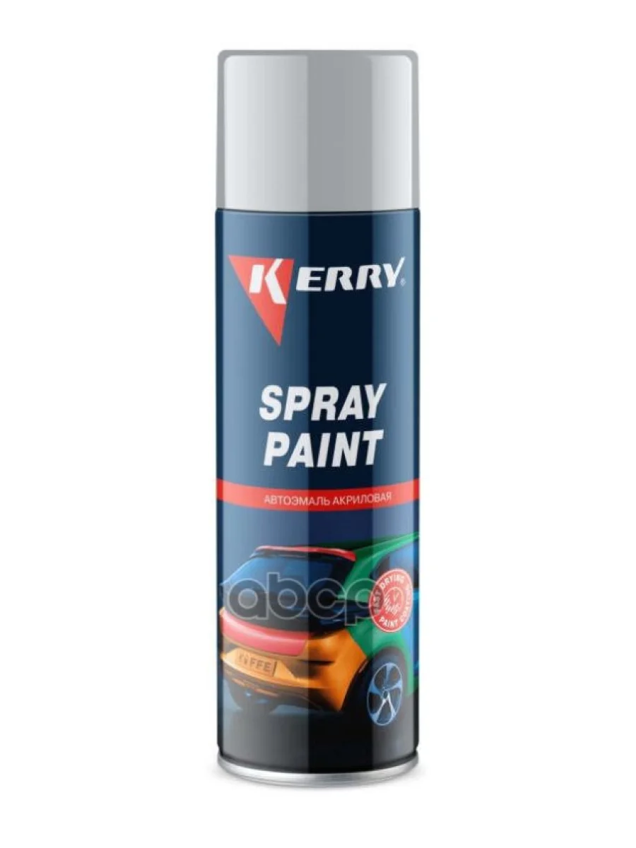 Краска-Спрей Kerry Spray Paint Акриловая Серая Глянцевая (650 Мл) (Kr-619) Kerry арт. KR-619  в Керчи Республика Крым