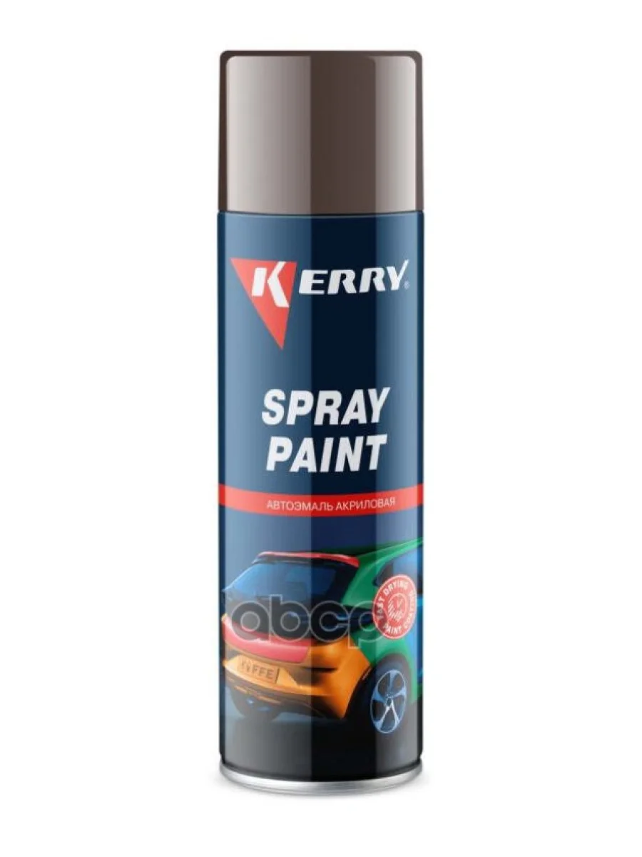 Краска-Спрей Kerry Spray Paint Акриловая Коричневая Глянцевая (650 Мл) (Kr-621) Kerry арт. KR-621  в Керчи Республика Крым