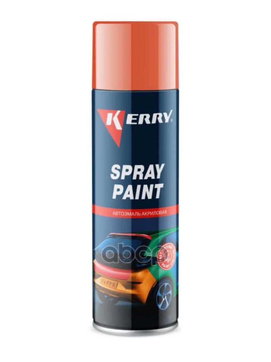Краска-Спрей Kerry Spray Paint Акриловая Оранжевая Глянцевая (650 Мл) (Kr-626) Kerry арт. KR-626  в Керчи Республика Крым