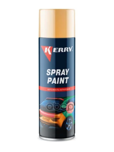 Краска-Спрей Kerry Spray Paint Акриловая Золото Глянцевая (650 Мл) (Kr-629) Kerry арт. KR-629