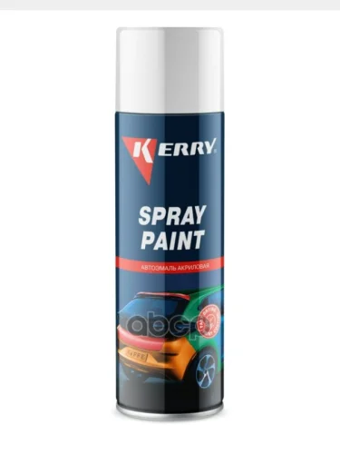 Краска-Спрей Kerry Spray Paint Акриловая Алюминий Глянцевая (650 Мл) (Kr-630) Kerry арт. KR-630