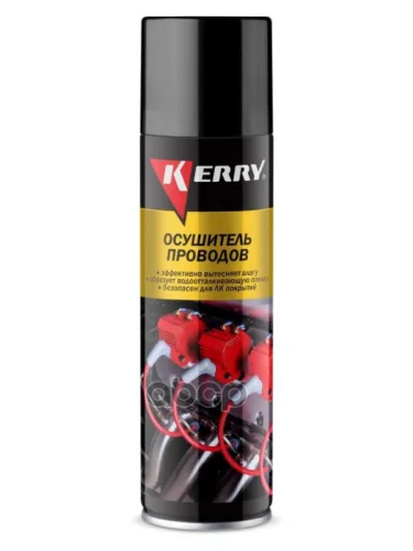Осушитель Проводов Kerry С Защитой Зажигания (335Мл) Аэроз. (Kr-914) Kerry арт. KR-914