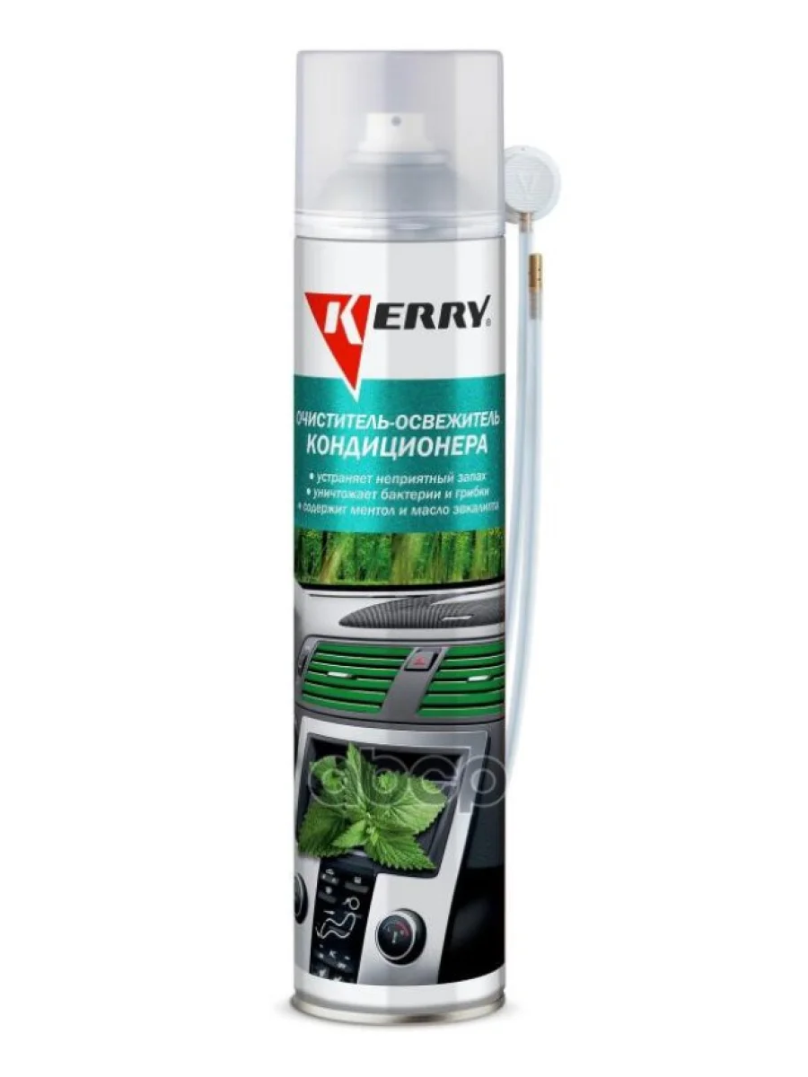 Очиститель Кондиционера АМ Kerry Prof (400 Мл) Аэрозоль С Трубочкой (Kr-916) Kerry арт. KR-916  в Керчи Республика Крым
