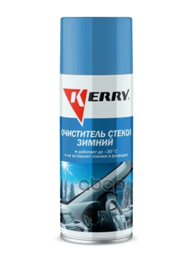 Очиститель Стекол Зимний Kerry (520 Мл) Аэрозоль (Kr-921) Kerry арт. KR-921