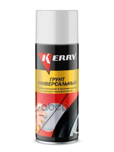 Грунт-Спрей Kerry Универсальный Алкидный Белый (520 Мл) (Kr-925-4) Kerry арт. KR-925-4