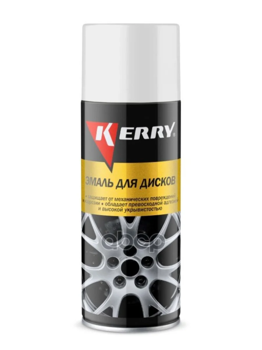 Краска-Спрей Kerry Для Колесных Дисков Белая (520 Мл) Аэроз. Kerry арт. KR-960.1  в Перми Пермском крае
