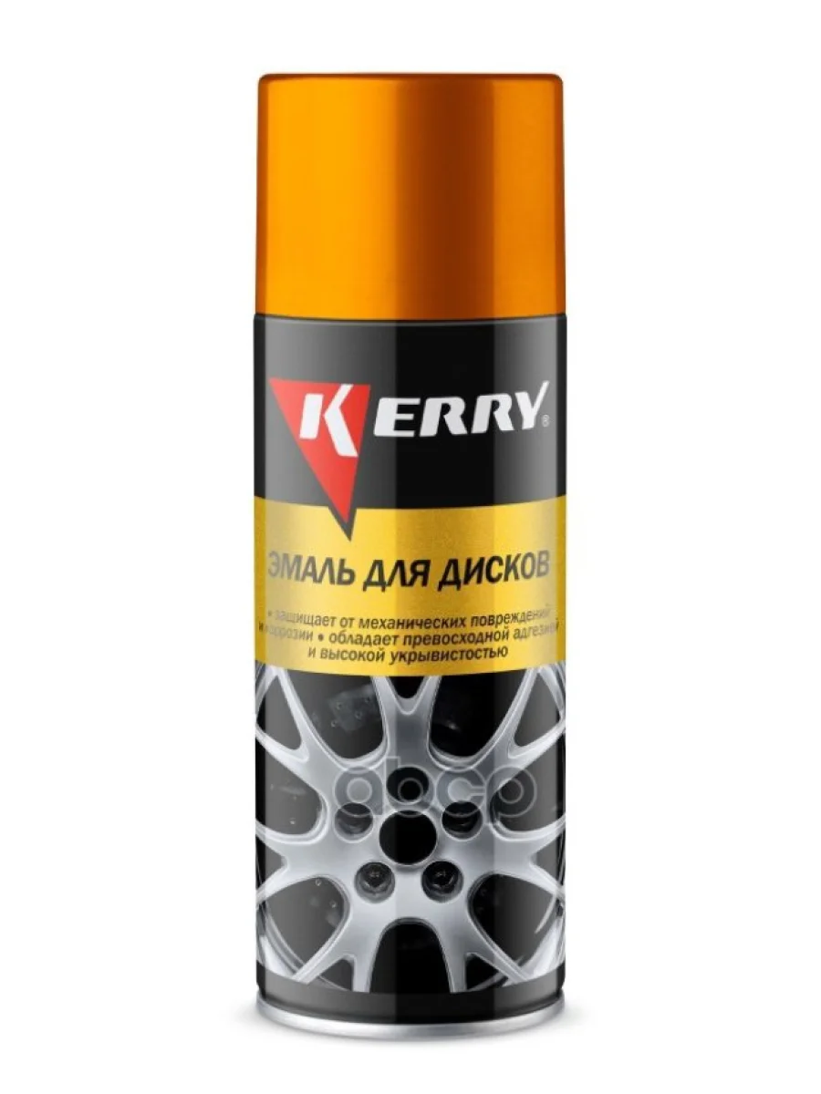 Краска-Спрей Kerry Для Колесных Дисков Золотая (520 Мл) Аэроз. Kerry арт. KR-960.7  в Перми Пермском крае