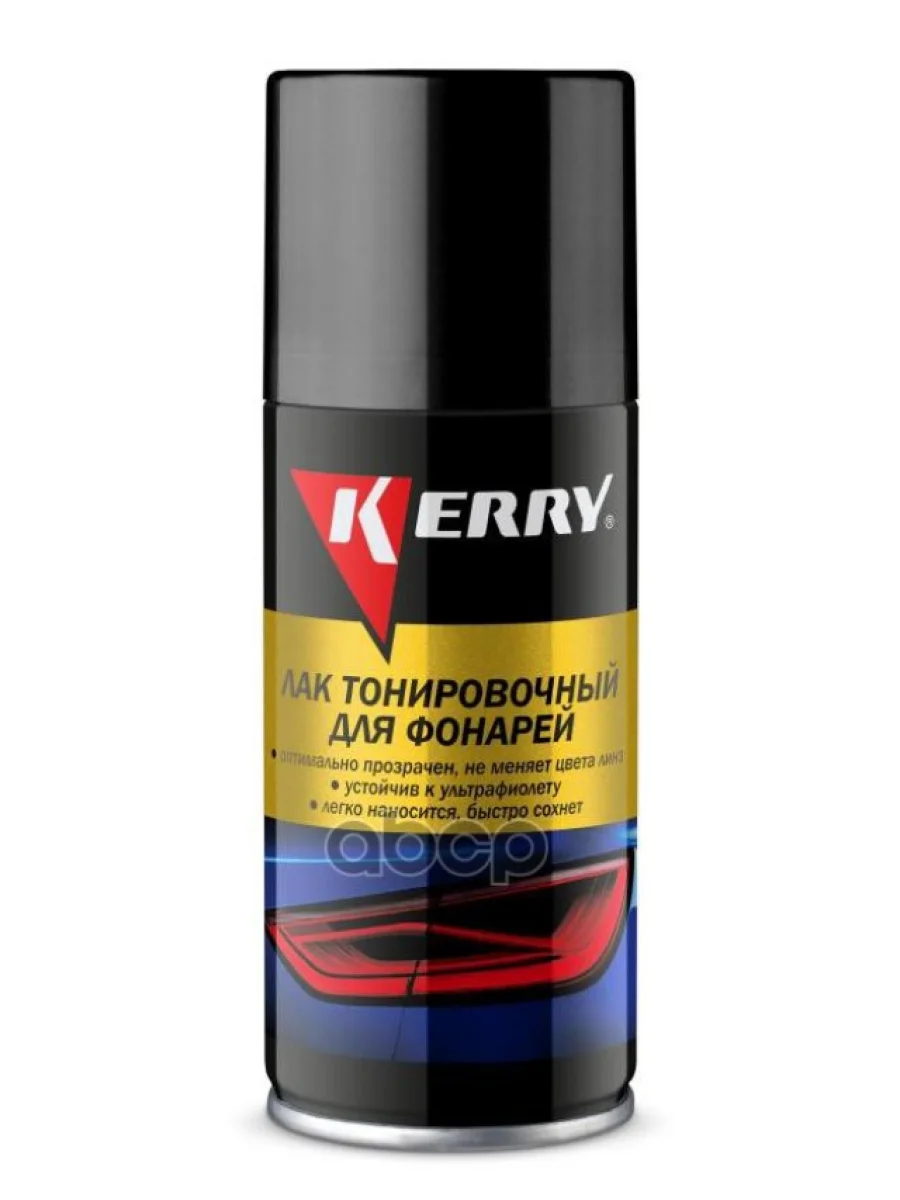Лак Kerry Акриловый Для Тонировки Фонарей (210 Мл) Красный (Kr-963.2) Kerry арт. KR-963.2  в Перми Пермском крае