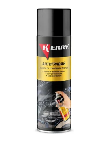 Мастика-Антигравий Kerry Серый (650Мл) Аэроз. (Kr-970.1) Kerry арт. KR-970.1