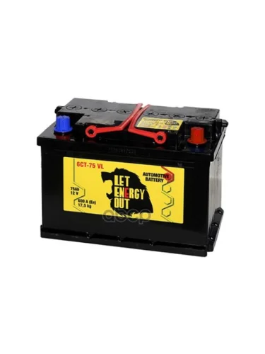 Аккумулятор  75 Leo (Let Energy Out) Обратная Полярность LEO арт. 6CT-75L0