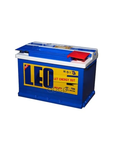 Аккумулятор  75 Leo (Let Energy Out) Прямая Полярность LEO арт. 6CT-75L1