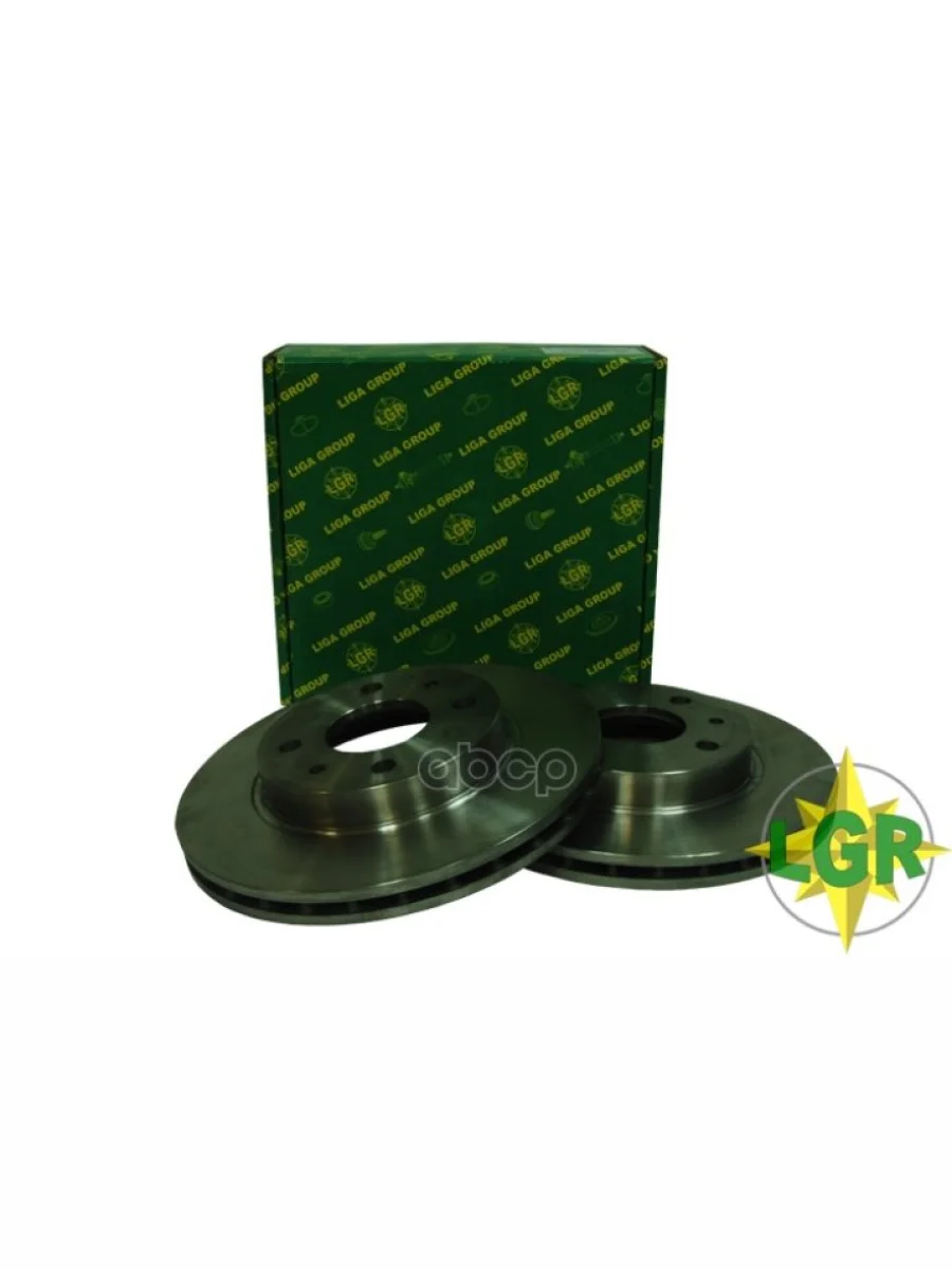 Диск Переднего Тормоза Ваз 2110-12, 1117-19, 2170-72, 2190-94 R13 Вентилир. (К-Т 2 Шт) Lgr LGR арт. LGR-6210  в Перми Пермском крае