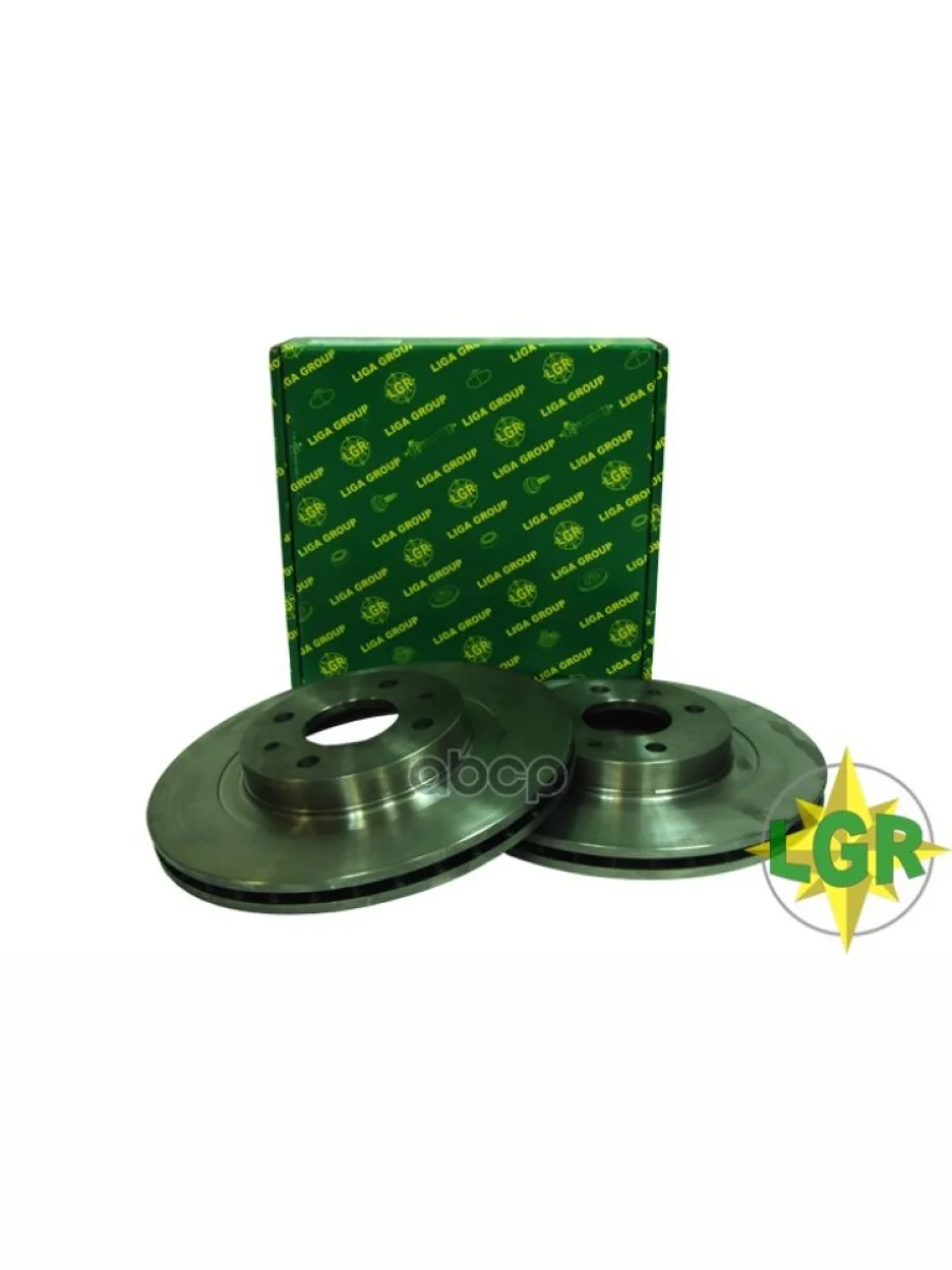 Диск Переднего Тормоза Ваз 2110-12, 1117-19, 2170-72, 2190-94 R14 Вентилир. (К-Т 2 Шт) Lgr LGR арт. LGR-6212  в Перми Пермском крае