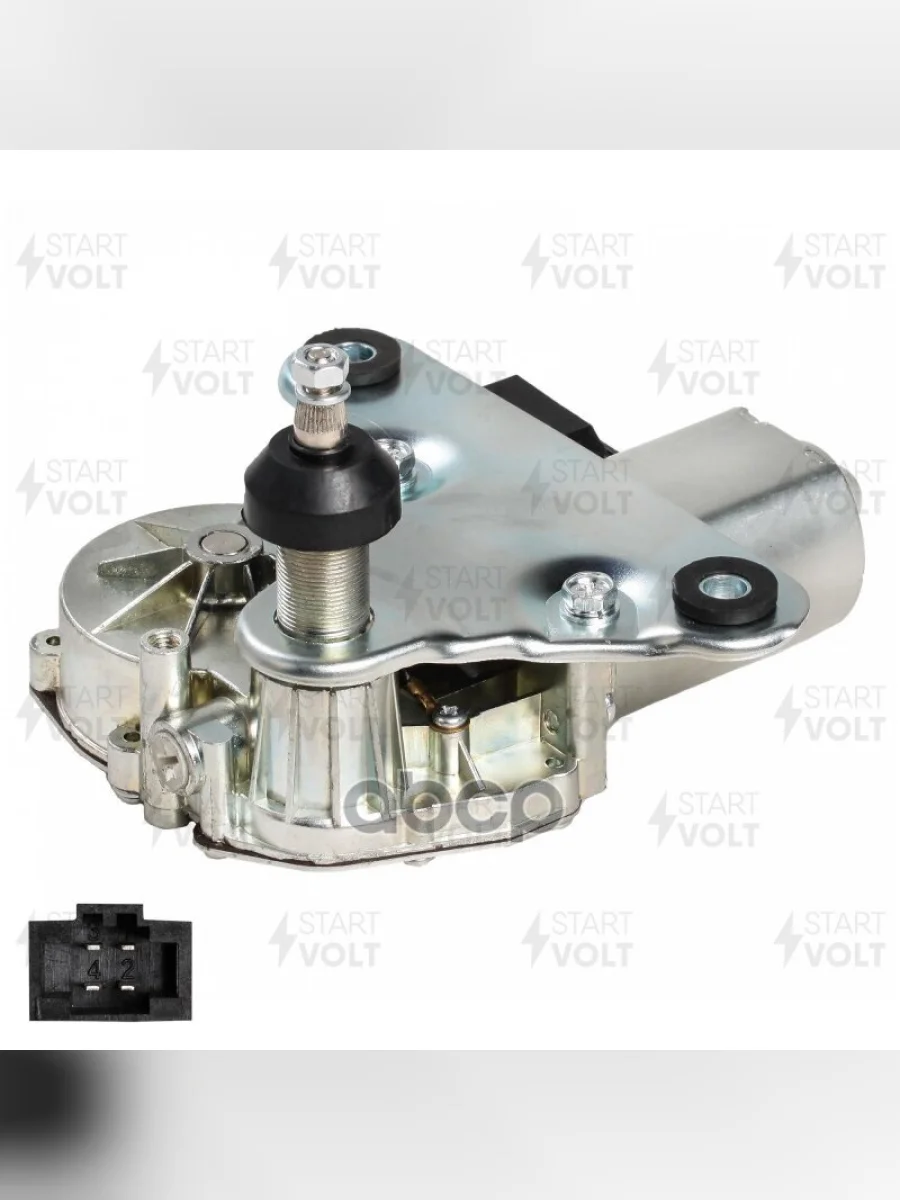 Моторедуктор Стеклоочистителя Ваз 2111 Задний Startvolt (Vwb 01211) STARTVOLT арт. VWB 01211  в Керчи Республика Крым