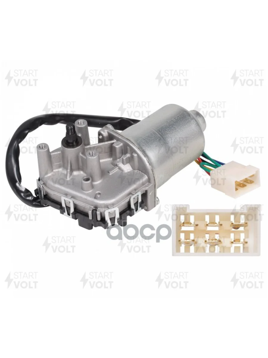 Моторедуктор Стеклоочистителя Газ 3302 Бизнес, Next (Штырьевая Колодка) Startvolt (Vwf 0329) STARTVOLT арт. VWF 0329  в Керчи Республика Крым
