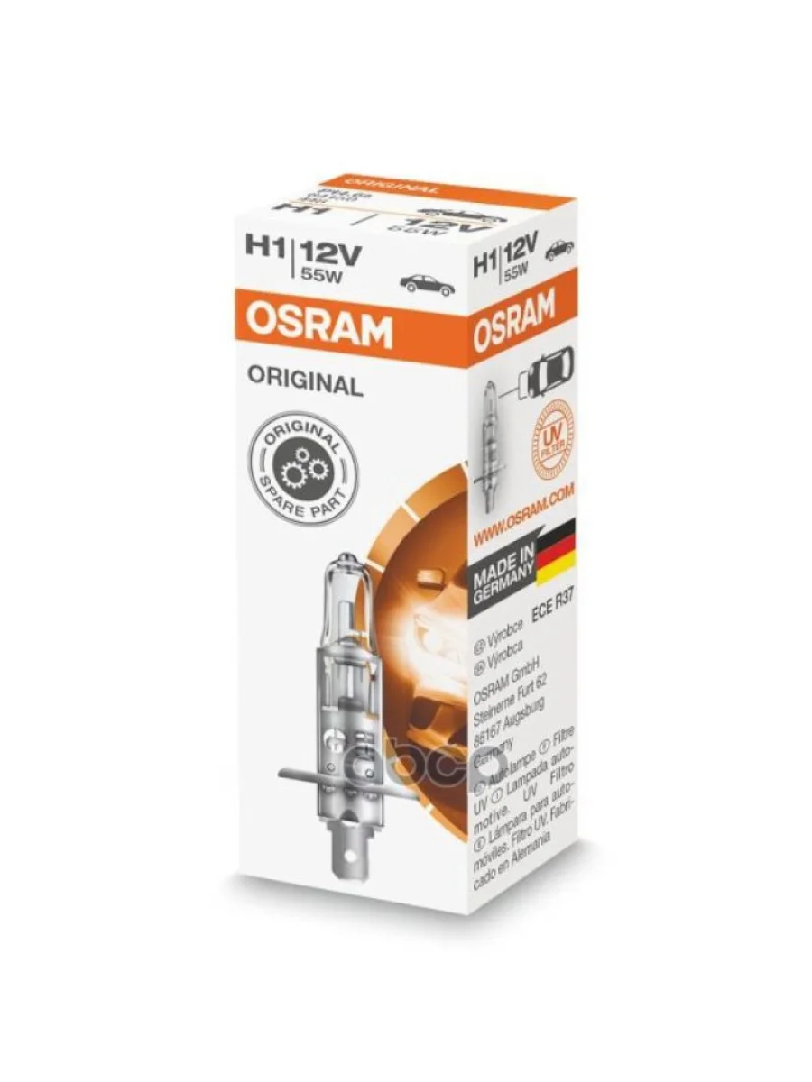 Лампа Галогеновая H1 12V  55W Osram Standard P14.5s (64150R) Osram арт. 64150*  в Керчи Республика Крым