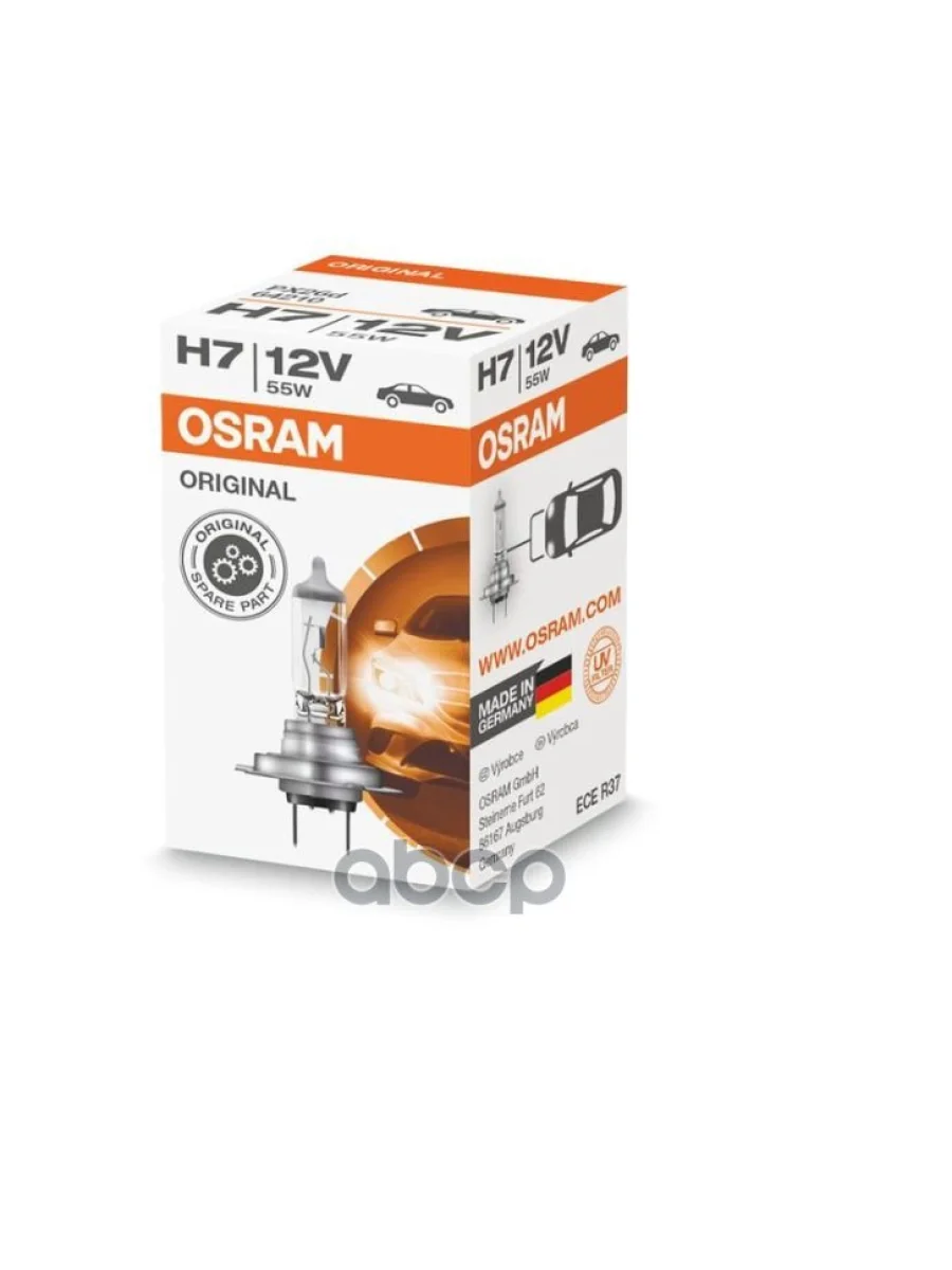 Лампа Галогеновая H7 12V  55W Osram Standard Рх26d Original (64210) Osram арт. 64210  в Керчи Республика Крым