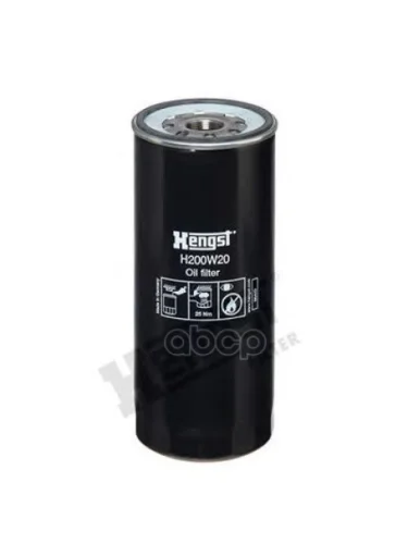 Фильтр Масляный, Hengst, H200w20 Hengst арт. H200W20