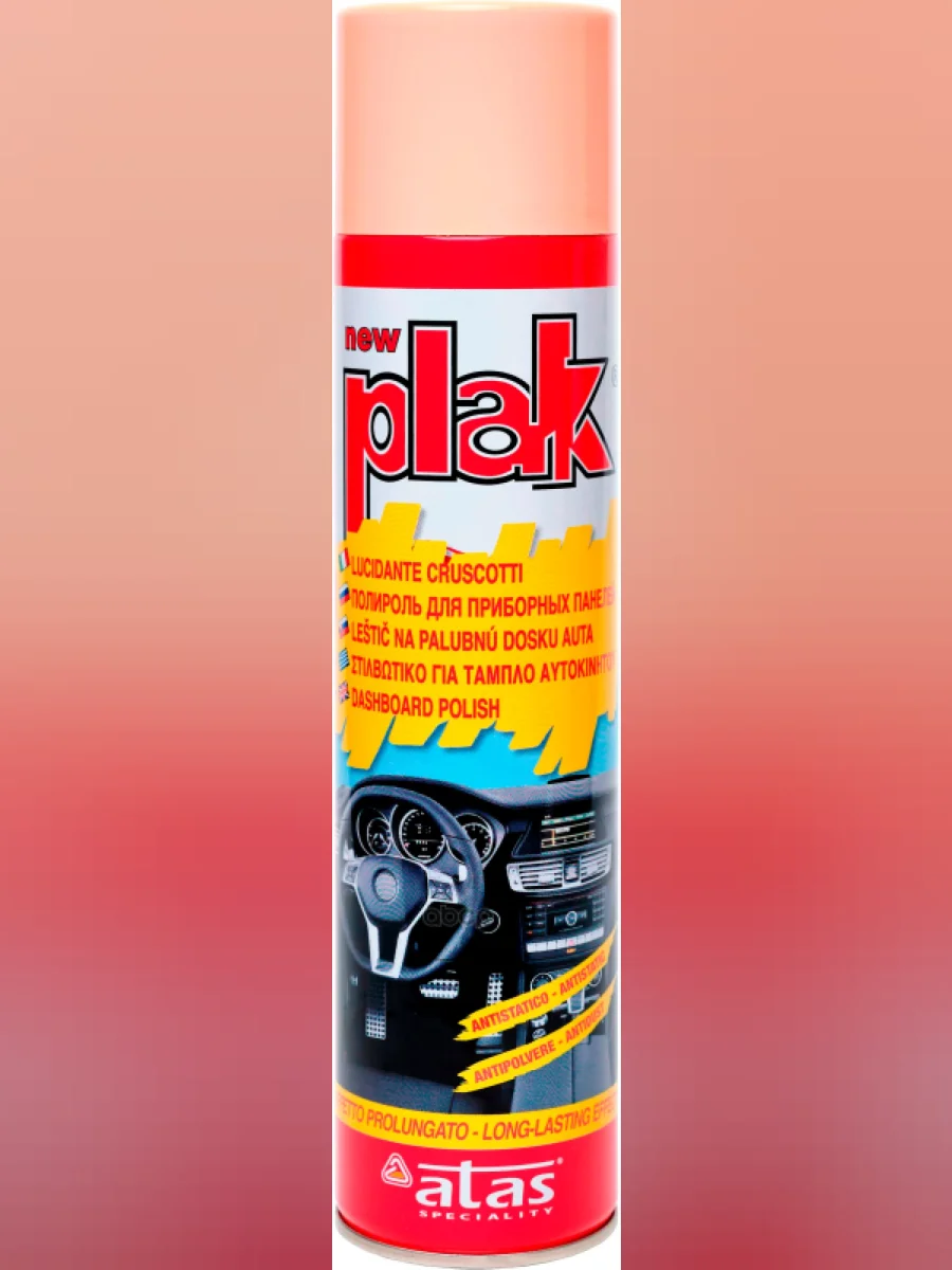 Полироль Пластика И Панели Plak Антистатик Персик (400Мл) Аэрозоль (5125) PLAK арт. 5125  в Керчи Республика Крым