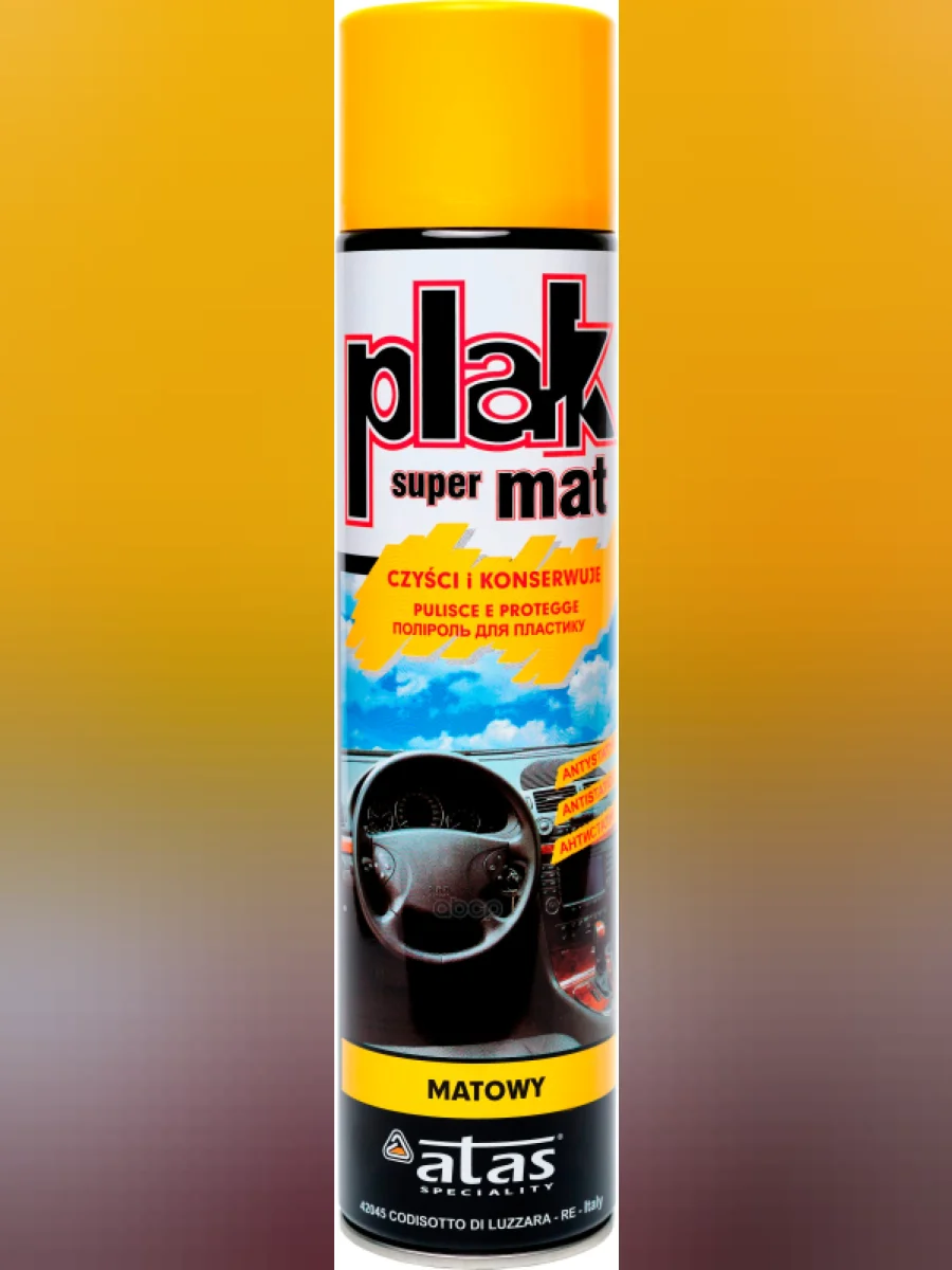 Полироль Пластика И Панели Plak Mat Матовый Папайя (600Мл) Аэрозоль (5154) PLAK арт. 5154  в Керчи Республика Крым