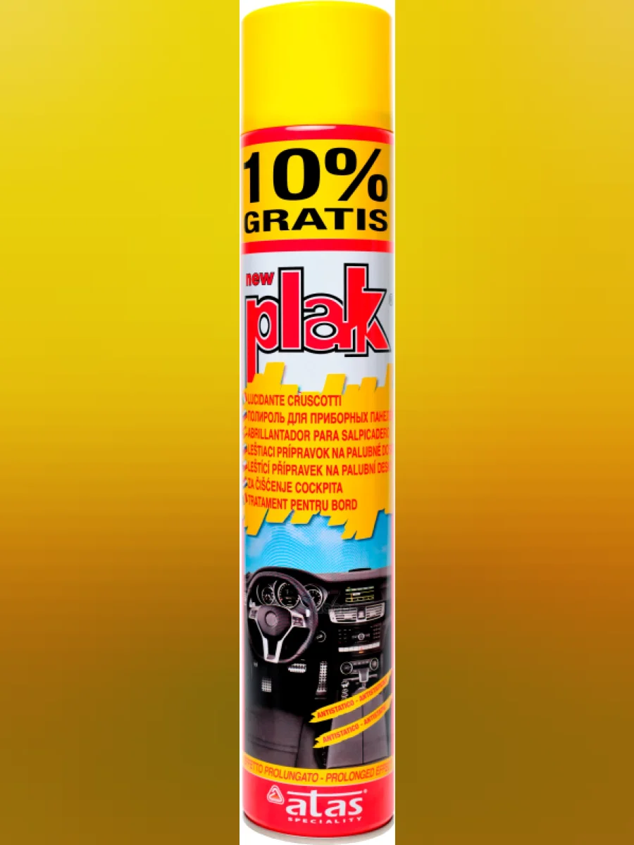 Полироль Пластика И Панели Plak Антистатик Лимон (750Мл) Аэрозоль (5160) PLAK арт. 5160  в Керчи Республика Крым