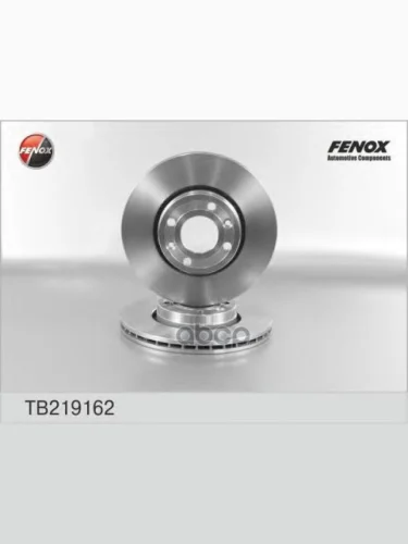 Диск Переднего Тормоза Ваз Largus, Vesta, Logan, Megan, Clio Abs Вентелир. Fenox (Tb219162) (77012 FENOX арт. TB219162