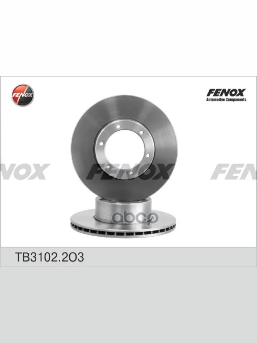 Диск Переднего Тормоза Для АМ Газ 3302 D-104 НО Fenox (Tb3102.2o3) (33023501077) FENOX арт. TB3102.2O3  в Перми Пермском крае