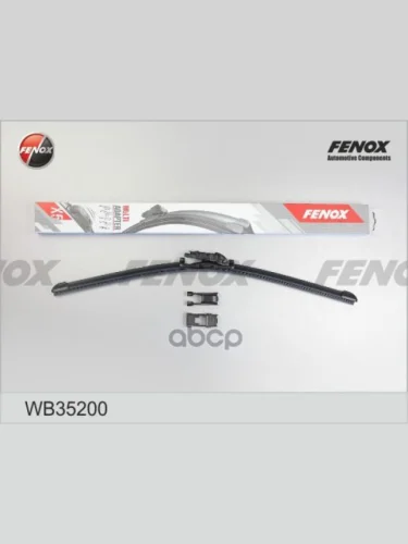 Щетка Стеклоочистителя 350 Мм14 Бескаркасная Fenox + 5 Адаптеров (1Шт.) (Wb35200) FENOX арт. WB35200