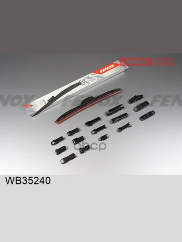 Щетка Стеклоочистителя 350 Мм14 Гибридная Fenox Крепление: 15 В 1 FENOX арт. WB35240