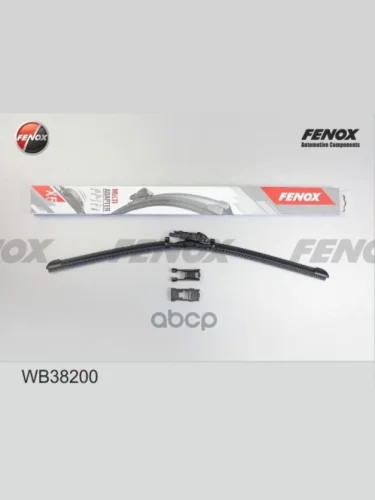 Щетка Стеклоочистителя 380 Мм15 Бескаркасная Fenox + 5 Адаптеров (1Шт.) (Wb38200) FENOX арт. WB38200