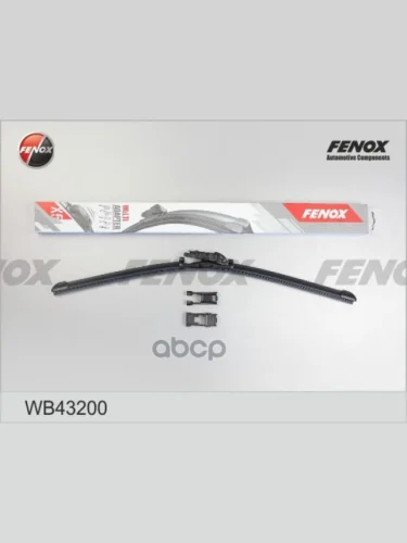 Щетка Стеклоочистителя 430 Мм17 Бескаркасная Fenox + 5 Адаптеров (1Шт.) (Wb43200) FENOX арт. WB43200
