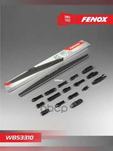 Щетка Стеклоочистителя 530 Мм21 Зимняя Fenox  (1 Шт) Крепление: 15 В 1 FENOX арт. WB53310