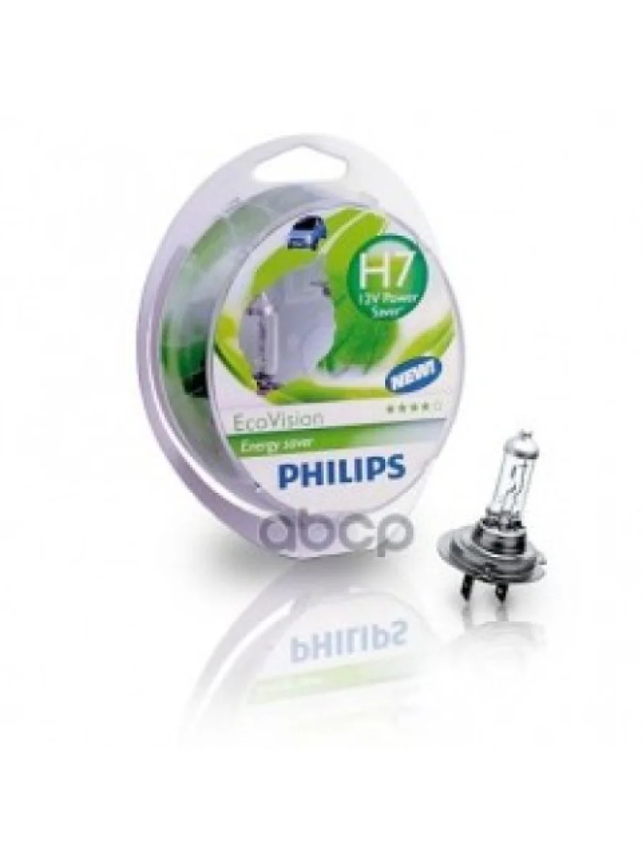 Лампа Галогеновая H7 12V  55W Philips Long Life Eco Vision Pх26d (2 Шт.) Philips арт. 12972 LLECO S2*  в Керчи Республика Крым