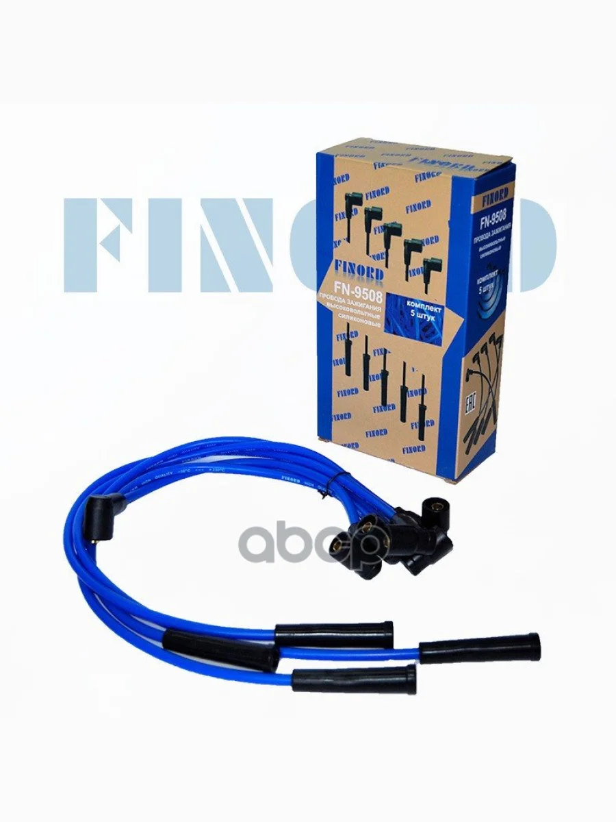 Провода Высоковольтные Ваз 2108-09, 2110, 2115 Карб. Finord Силикон (К-Кт) FINORD арт. FN-9508  в Керчи Республика Крым