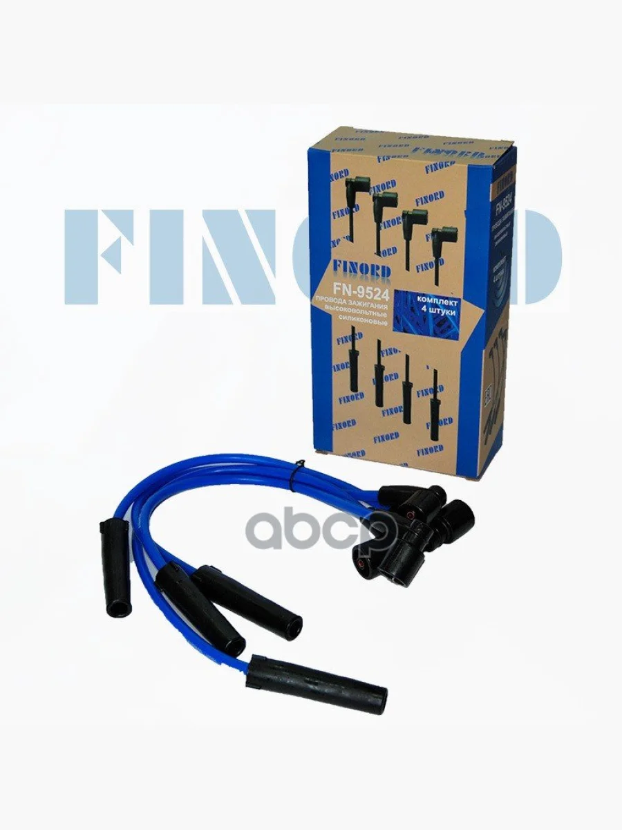 Провода Высоковольтные Ваз 2105, 2107, 21214 (Инж.) Finord Силикон (К-Кт) FINORD арт. FN-9524  в Керчи Республика Крым