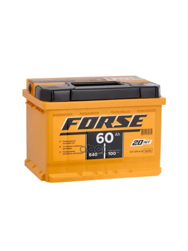 Аккумулятор  60 Forse Обратная Полярность (Низкий) FORSE арт. 560 110 050