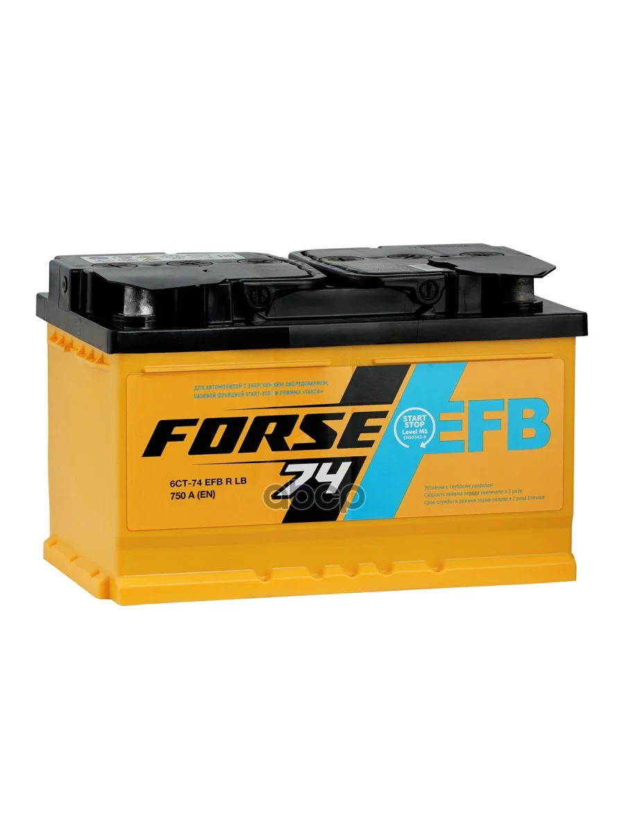 Аккумулятор  74 Forse Efb Обратная Полярность (Низкий) FORSE арт. 574 114 051  в Самаре Самарской области