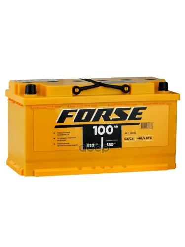 Аккумулятор 100 Forse Прямая Полярность FORSE арт. 600 119 050