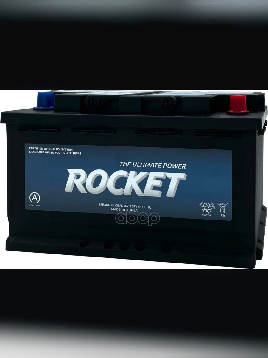 Аккумулятор  80 Rocket Agm Обратная Полярность ROCKET арт. AGM-L4  с доставкой в г. Пермь