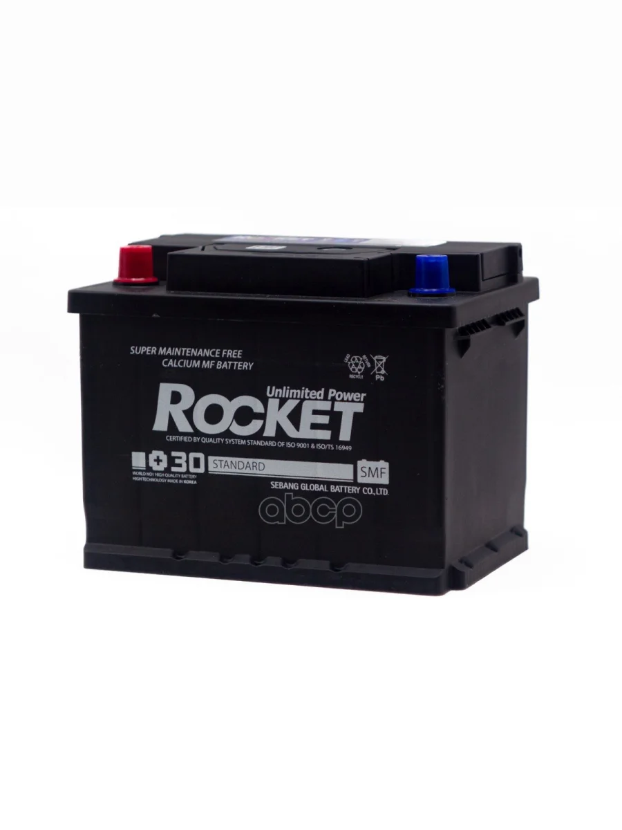 Аккумулятор  62 Rocket Smf Прямая Полярность ROCKET арт. SMF 62R-L2  с доставкой в г. Пермь