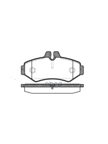 Колодки Дисковые !Задн. Mb Sprinter 208D308D, Vw Lt 28 2.8Tdi 96>073300, Комплект Remsa арт. 073300