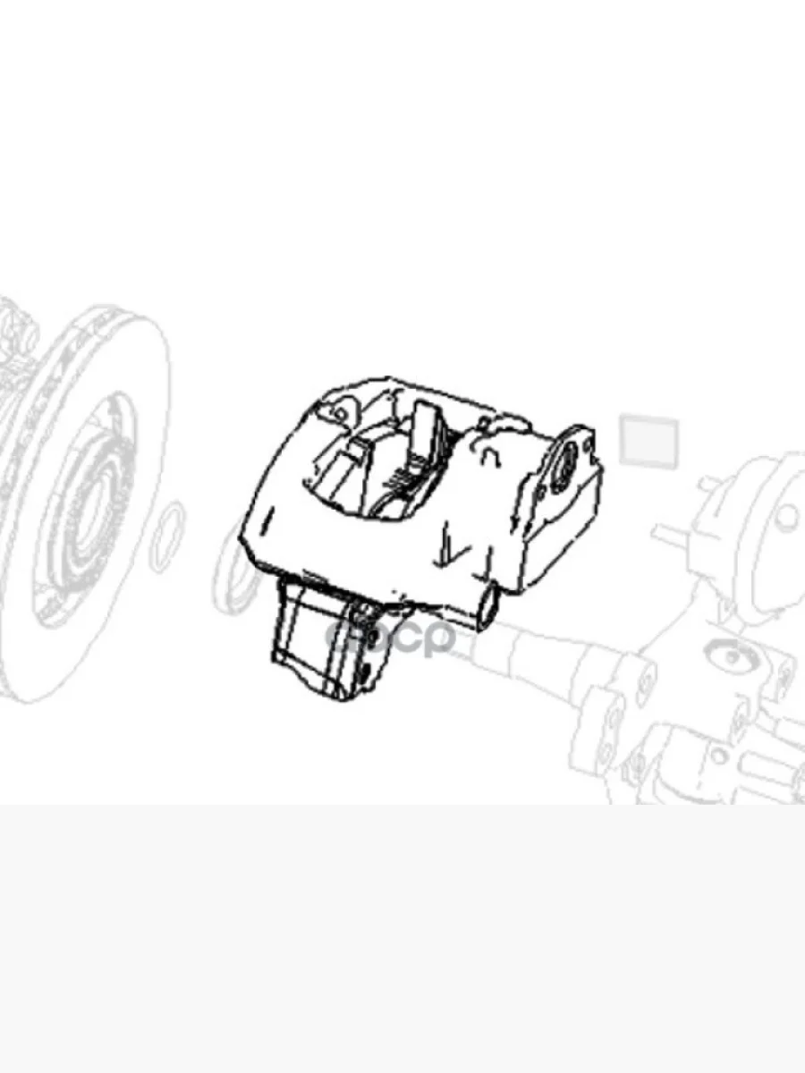 Суппорт Тормозной Фотон (Foton) 4189 Передний Левый FOTON арт. QT485D63502100  в Керчи Республика Крым